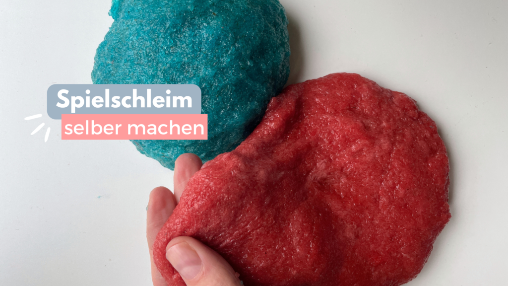Schleim DIY - mit natürlichen Zutaten auch für Kleinkinder geeignet
